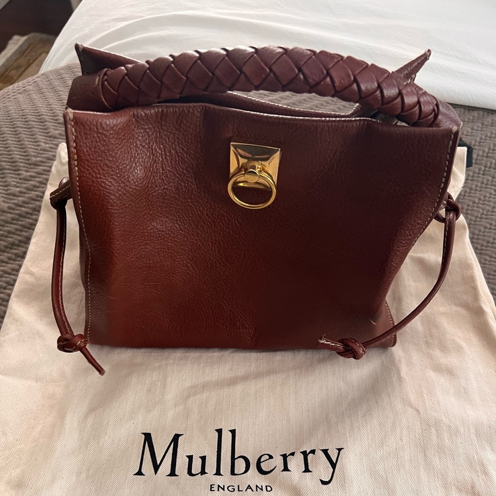 Mulberry hand top bag…7 1/4 wide, 4 deep, 6 tall